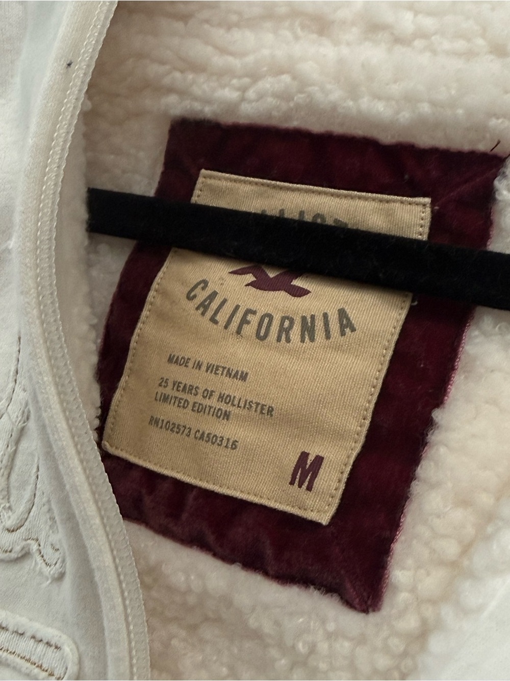 Hollister Holiday Vault Release Sherpa Lined Zip-up Logo Hoodie - Picture 3 of 4